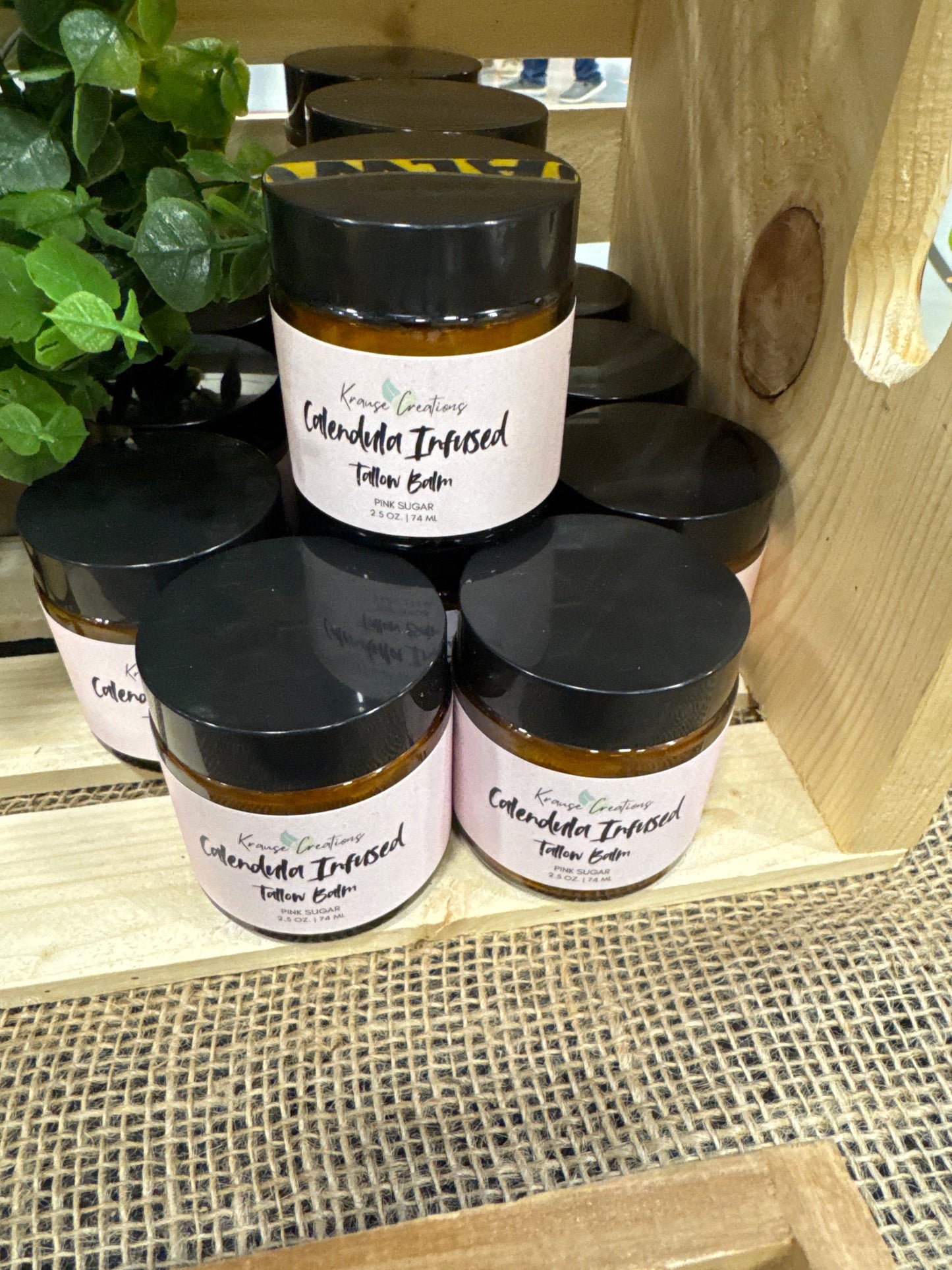 Calendula Tallow Balm- Pink Sugar