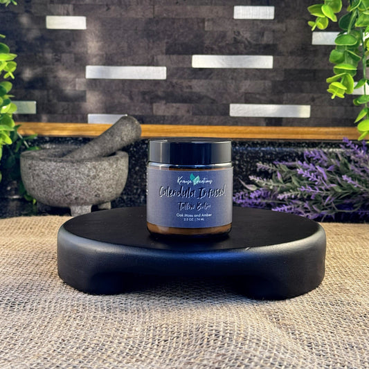 Calendula Tallow Balm- Oak Moss and Amber