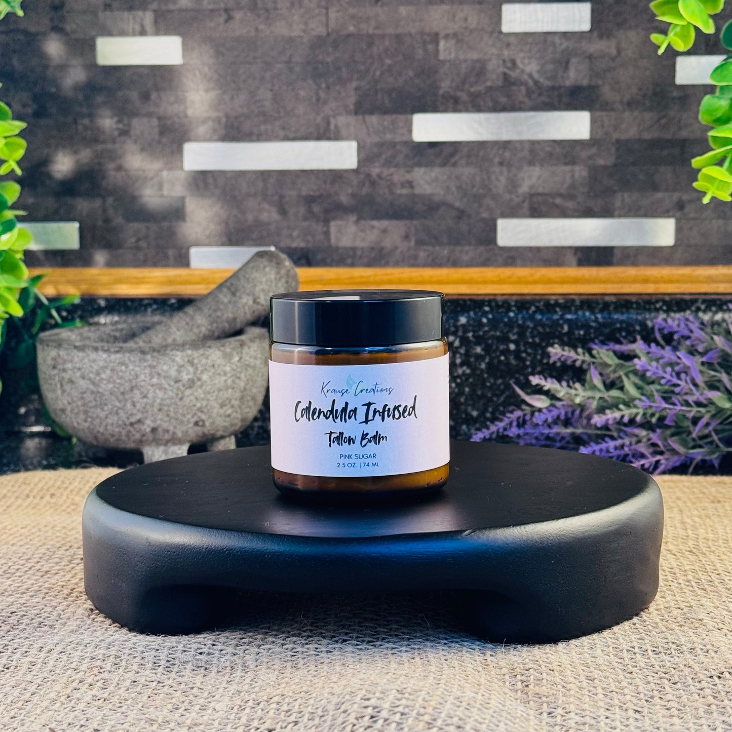 Calendula Tallow Balm- Pink Sugar