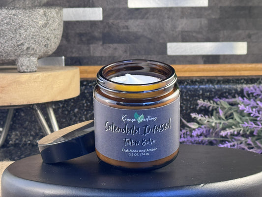 Calendula Tallow Balm- Oak Moss and Amber